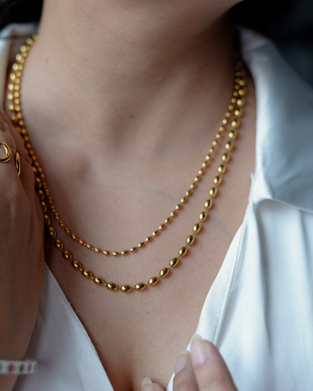Beaded Double Chain