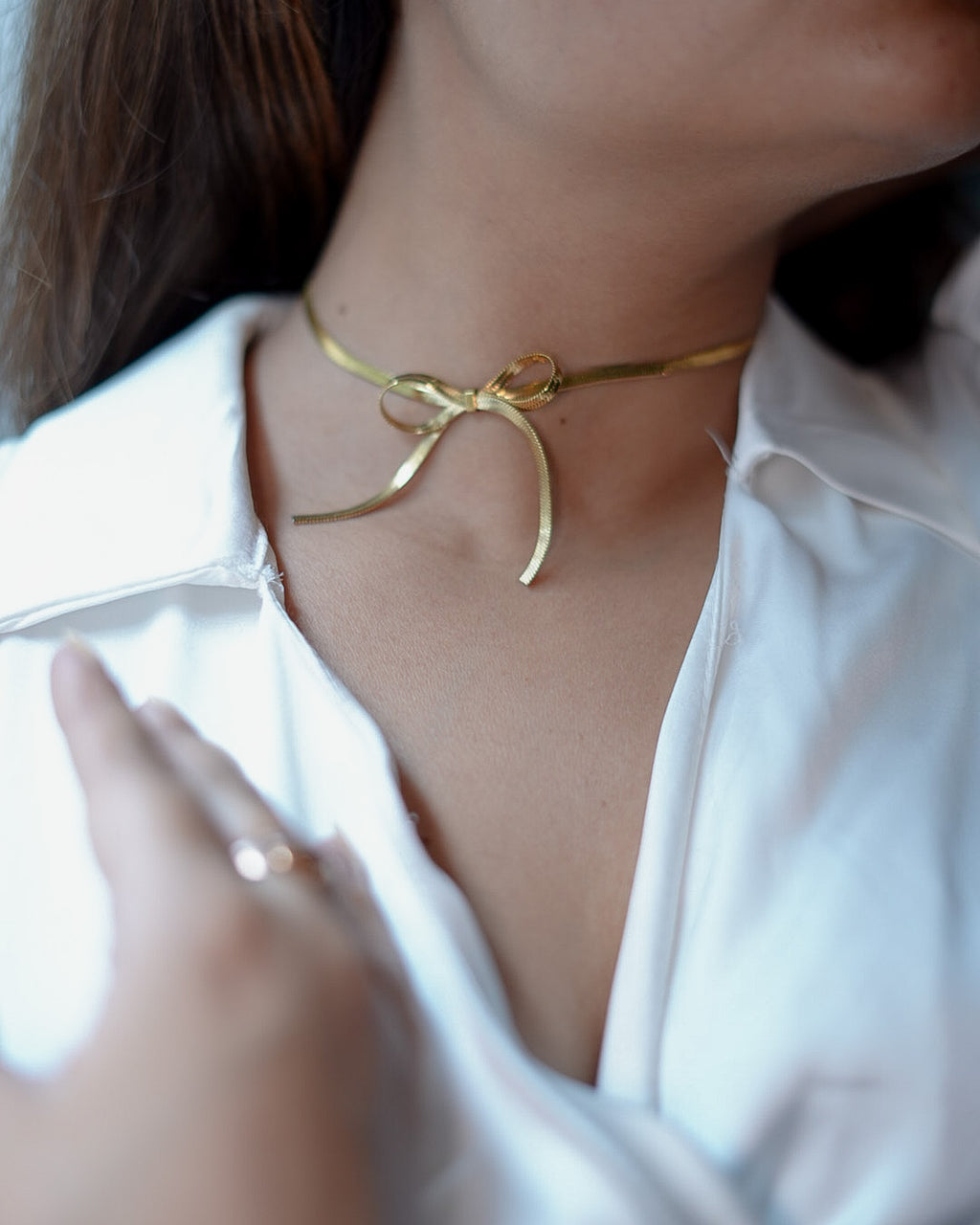 Bow Choker Necklace