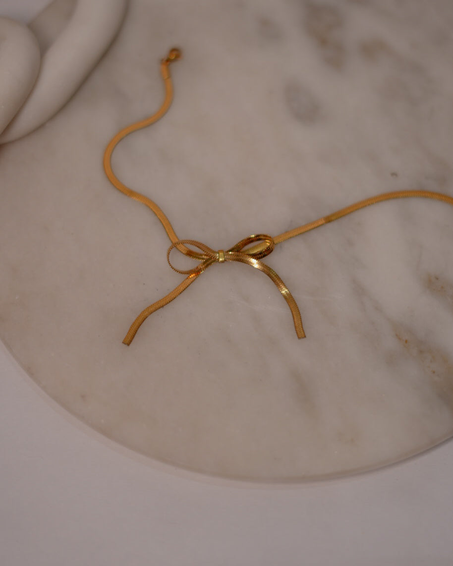 Bow Choker Necklace
