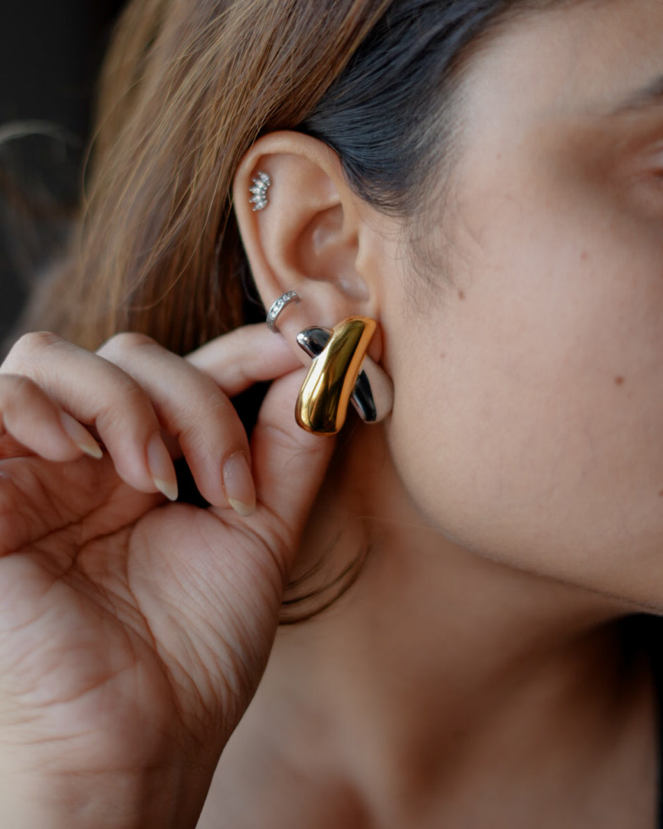 Criss - Cross Earrings