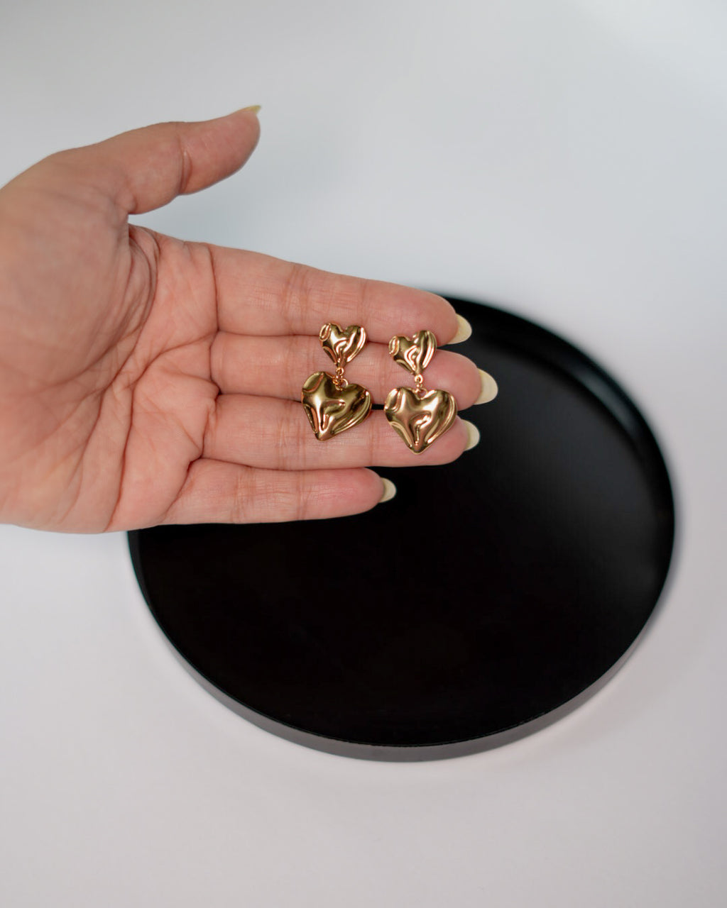 Dual Heart Earrings