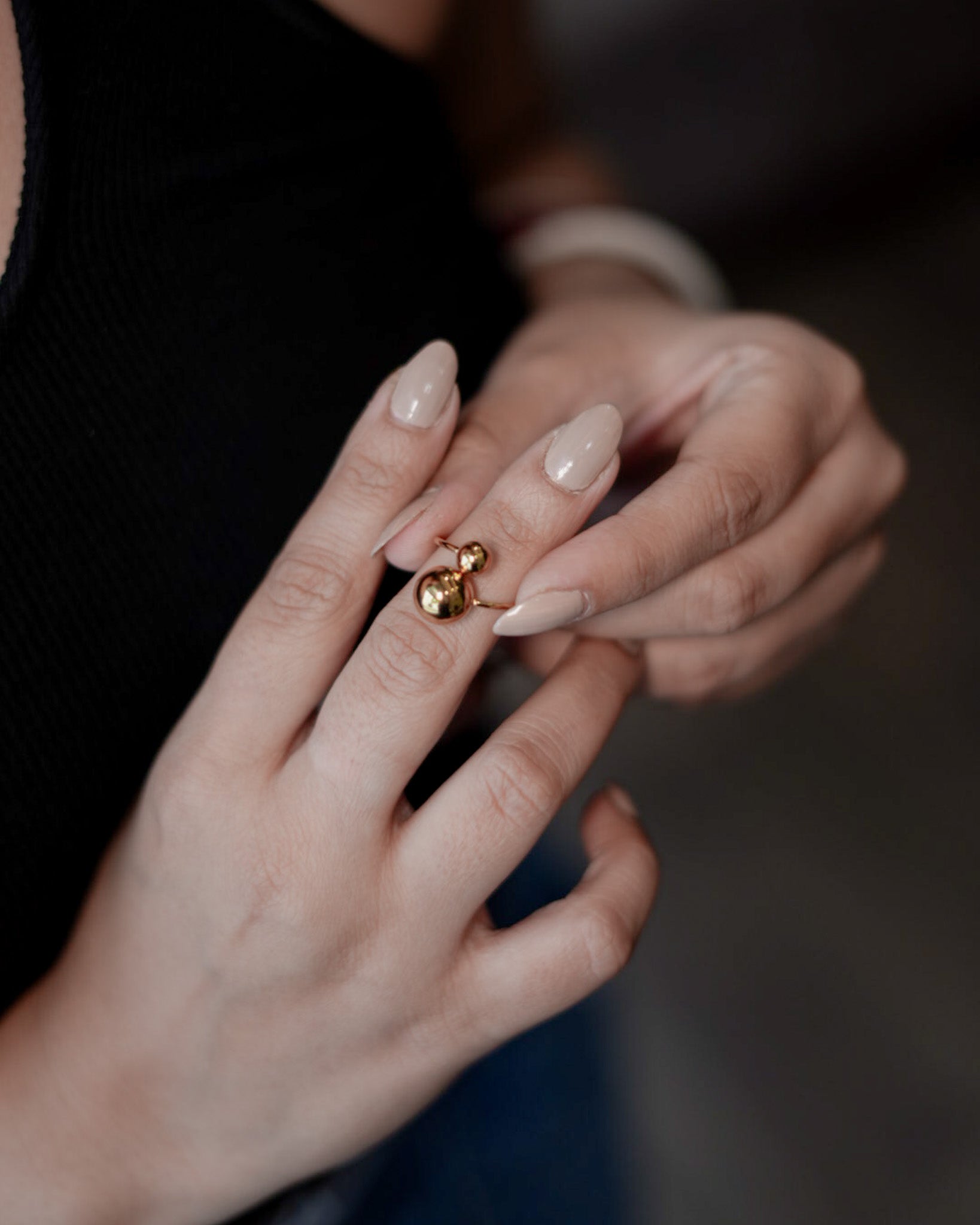 Duo Dot Ring