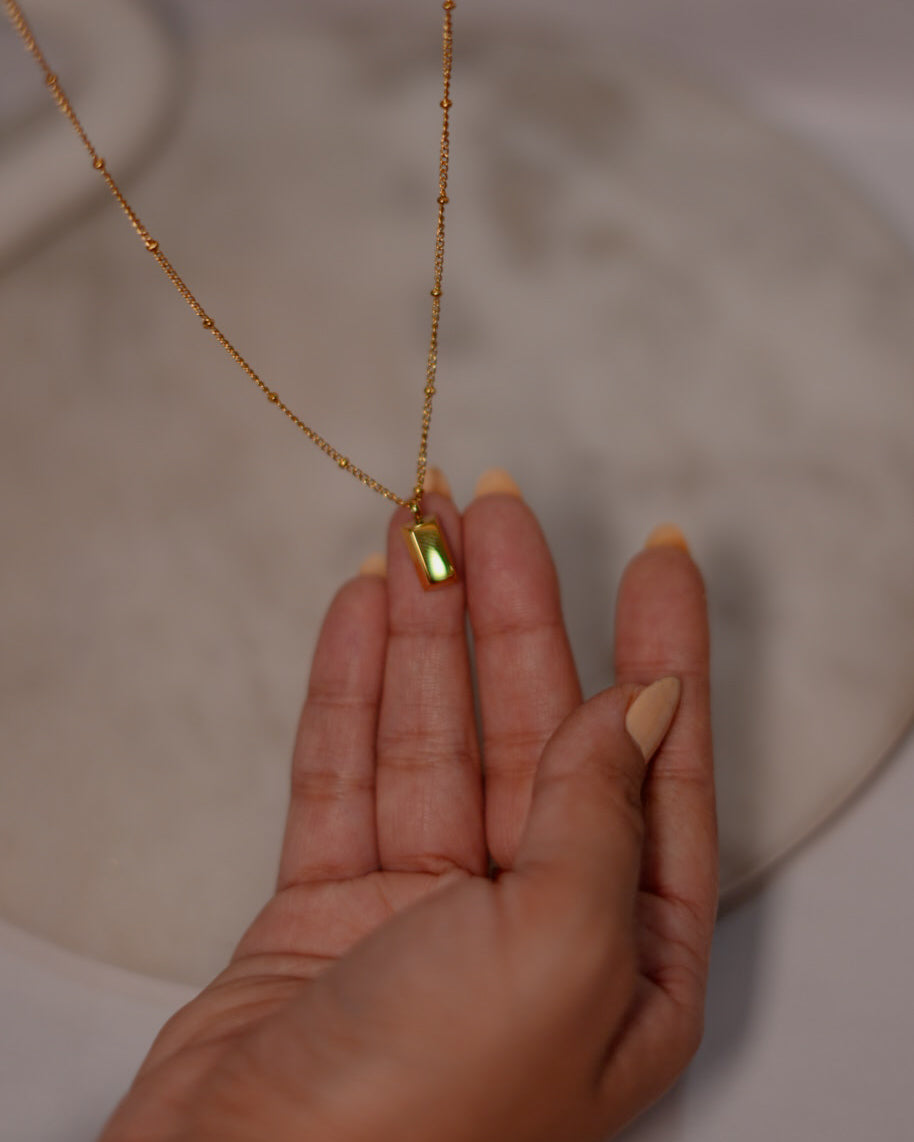 Gold Bar Pendant