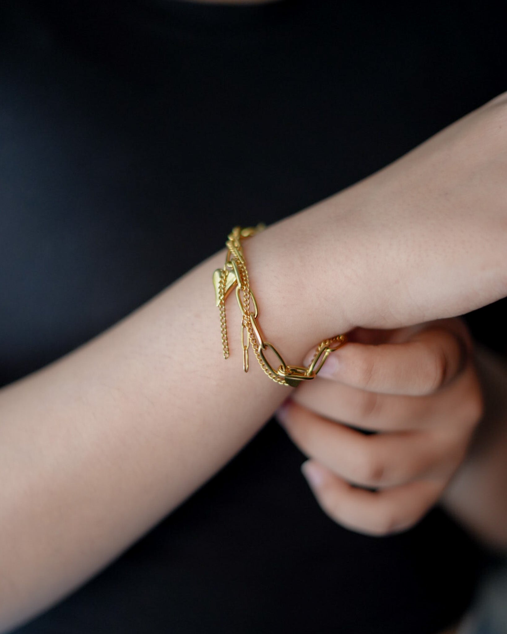 Heart Charm Bracelet