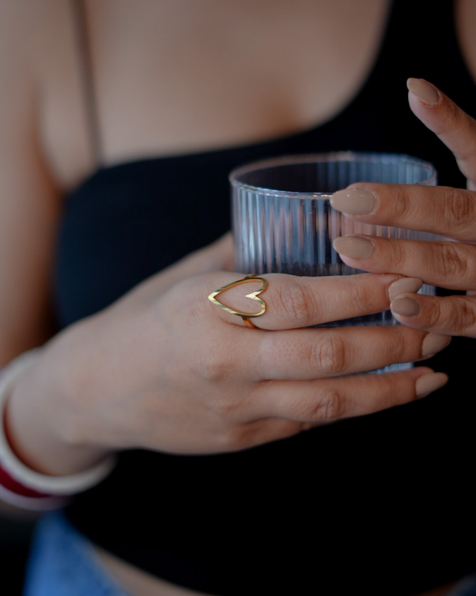 Hollow Heart Ring