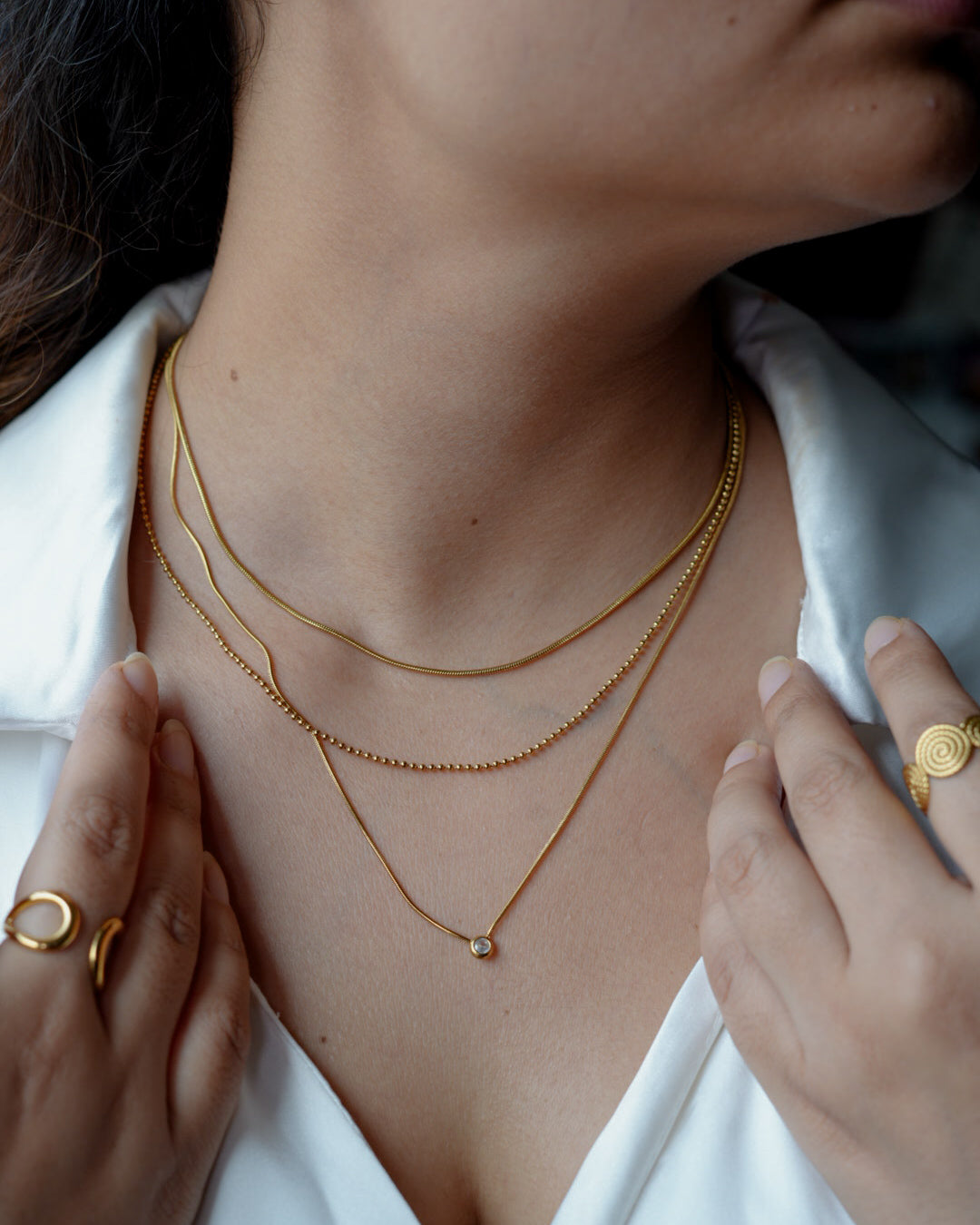 Minimal Layered Necklace
