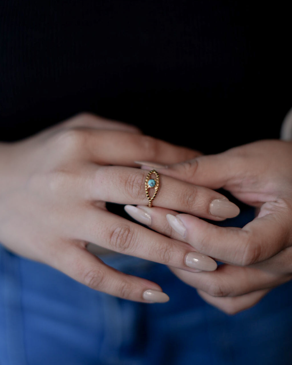 Ocean Dot Ring