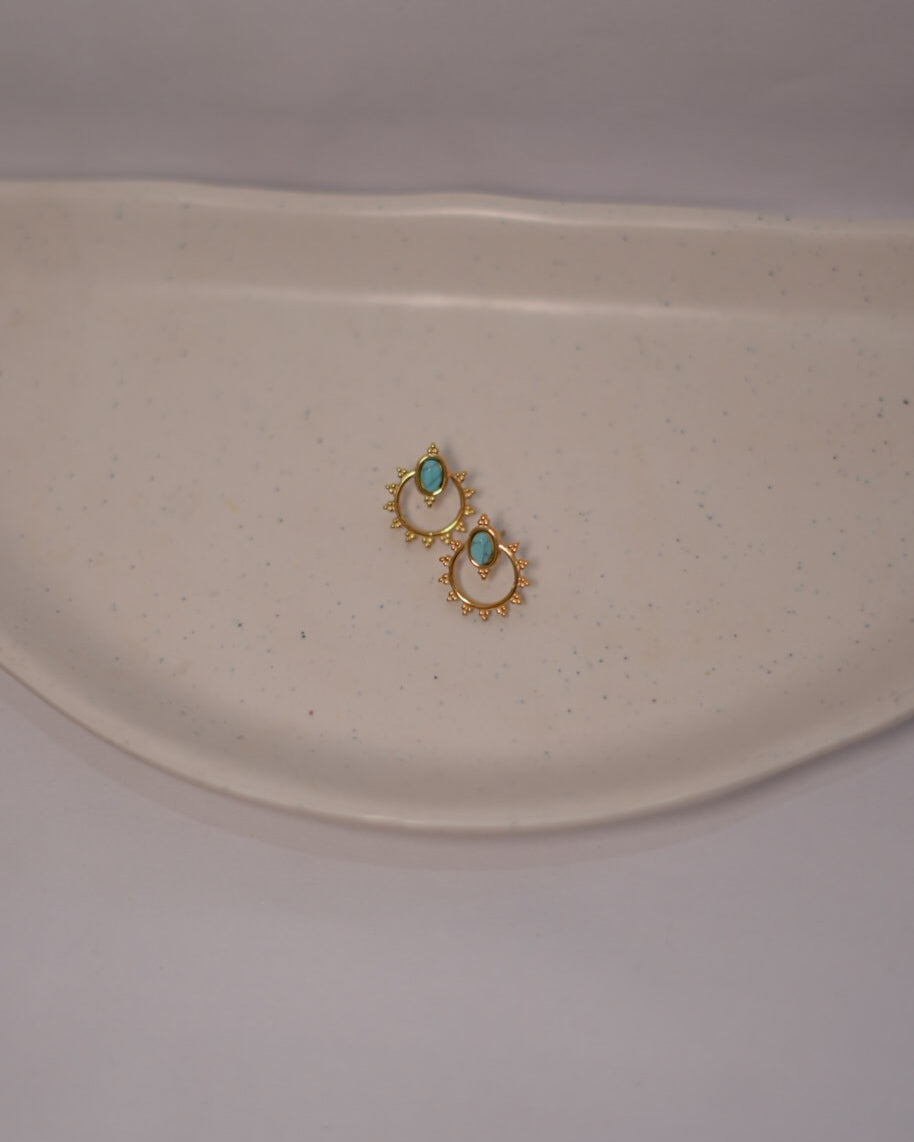 Ocean Dot Studs