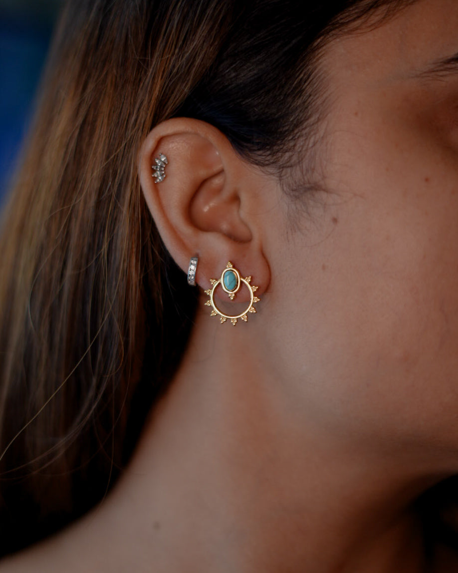 Ocean Dot Studs