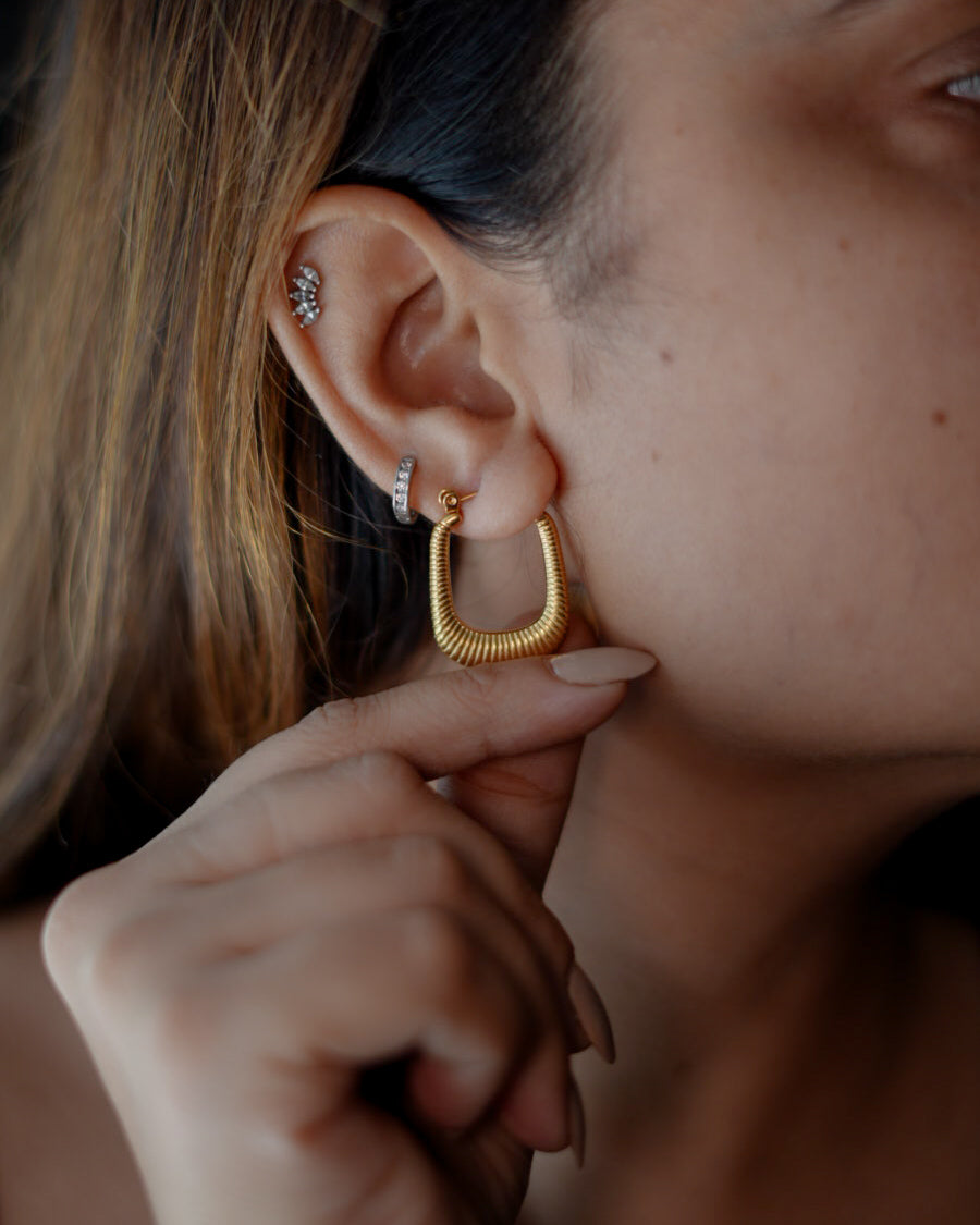 Ribbed Hoops