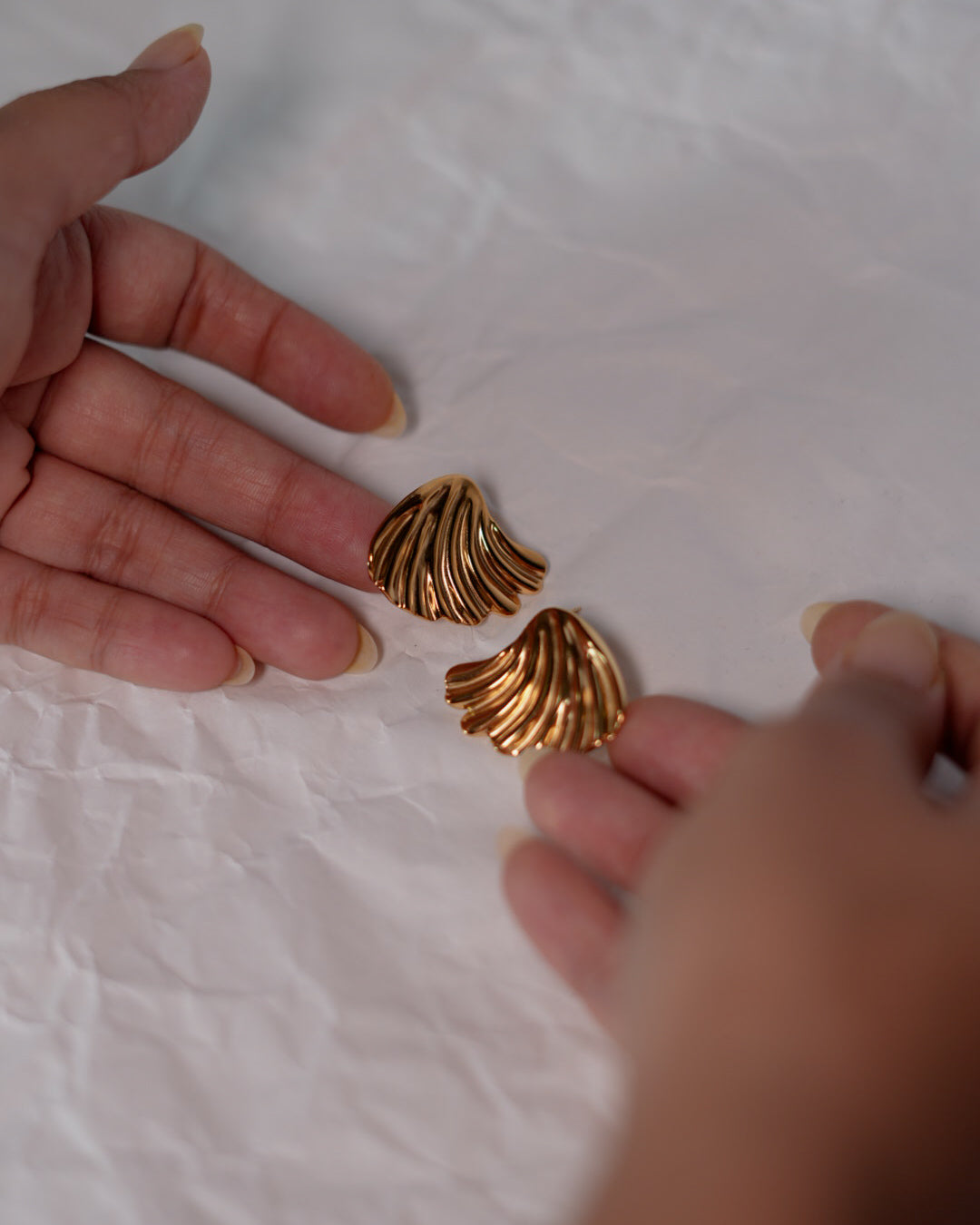 Sea Shell Studs