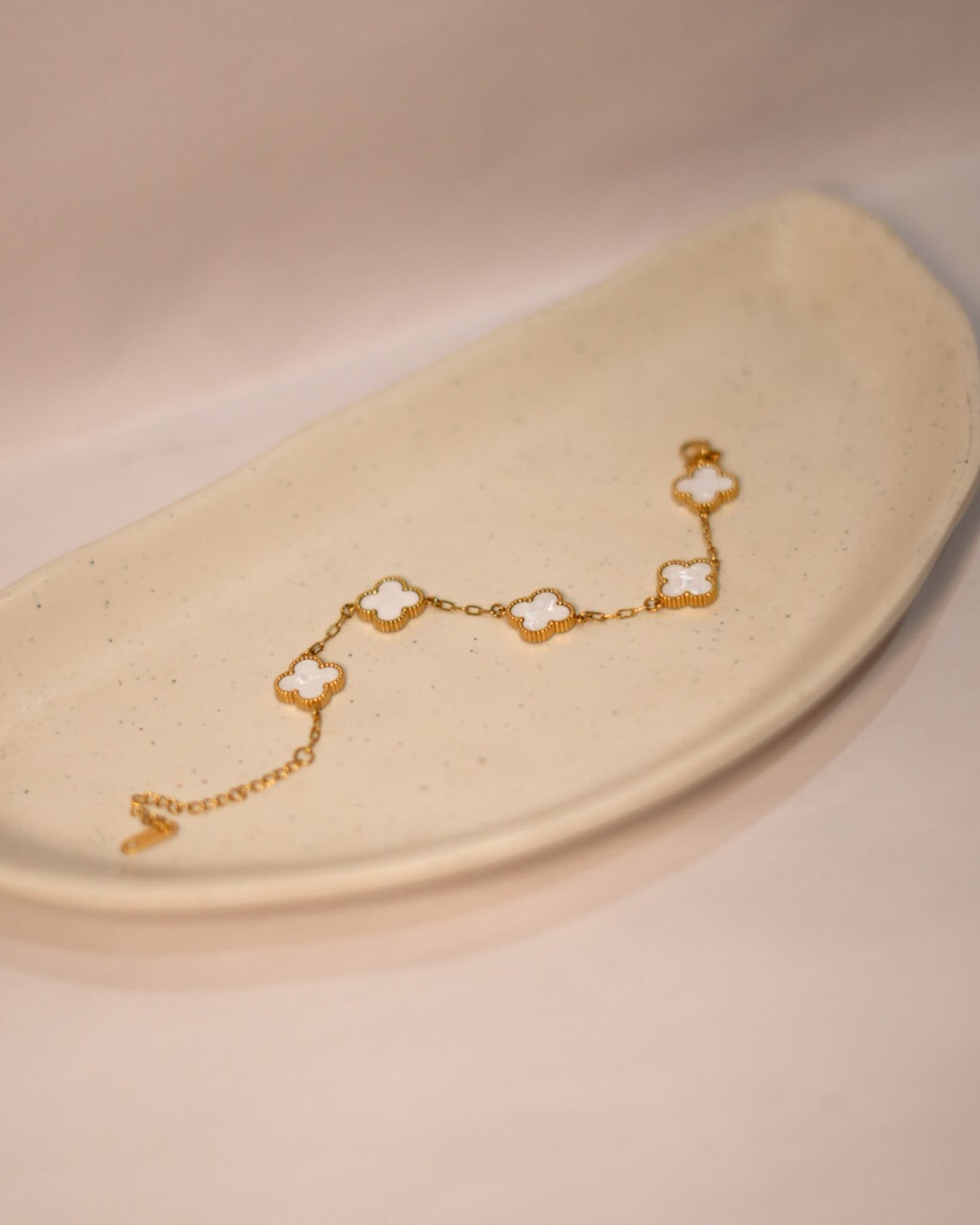 White Clover Bracelet